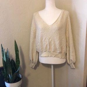 Free people cream sweater